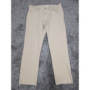 Tasc Pants Mens 36x30 Beige Tailored Fit Golf Bamboo Performance Chino‎  36x28